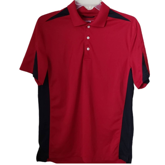 Chaps Other - Men's  Chaps 78 Golf Stay Dry Polo Red/Black Small
